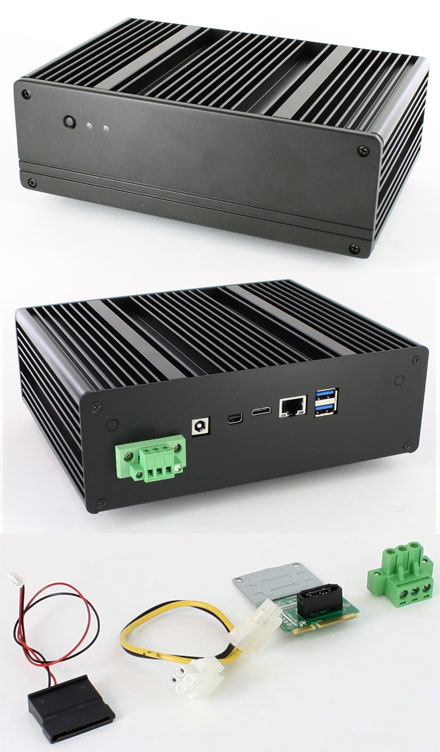 Blackpete-NUC V2 barebone (with Intel D54250WYB, Core i5-4250U CPU) <b>[FANLESS]</b> *new*