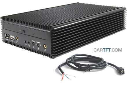 CALU<b>CORE</b>-M<b>C</b> - Core2Duo Car-PC Barebone *LFTERLOS*  (mit Autostart-Controller, Car-Adapter)