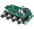 Mitac MX1-10FEP expansion module MS-04POE-M10 (4x Intel i210-IT Gigabit LAN POE+, M12 ports)