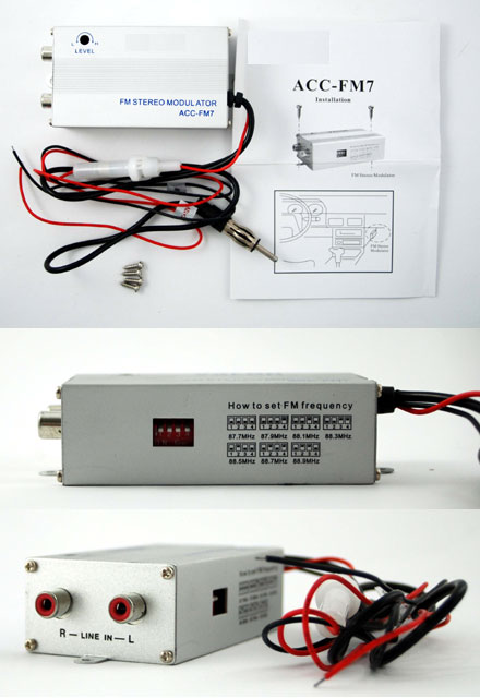 Digital Stereo FM Car Audio Modulator