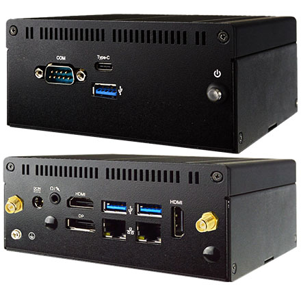 Jetway HBFBU02i-08-B (Intel Apollo Lake J3455 SoC, 2x LAN, 12V DC, 64GB eMMC, <b>TPM2.0, WLAN</b>)