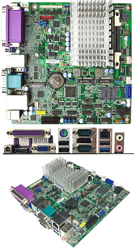 Jetway MI97-32 (Intel Bay Trail N2930) [3x M.2 Slot, SIM-Slot, 2x RS232 (5x COM), <b>TPM 2.0</b>]