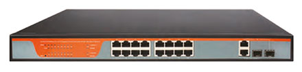 Jetway JRL116M-2F-M (1U Managed LAN Switch, 16x 100MBit)