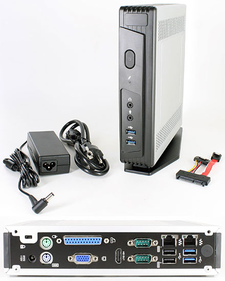 Mitac Pluto E230 (Intel Apollo Lake J3455 <b>4x 2.3Ghz</b>, 2x Gigabit LAN, VGA/HDMI, 2x RS232) [<b>FANLESS</b>]